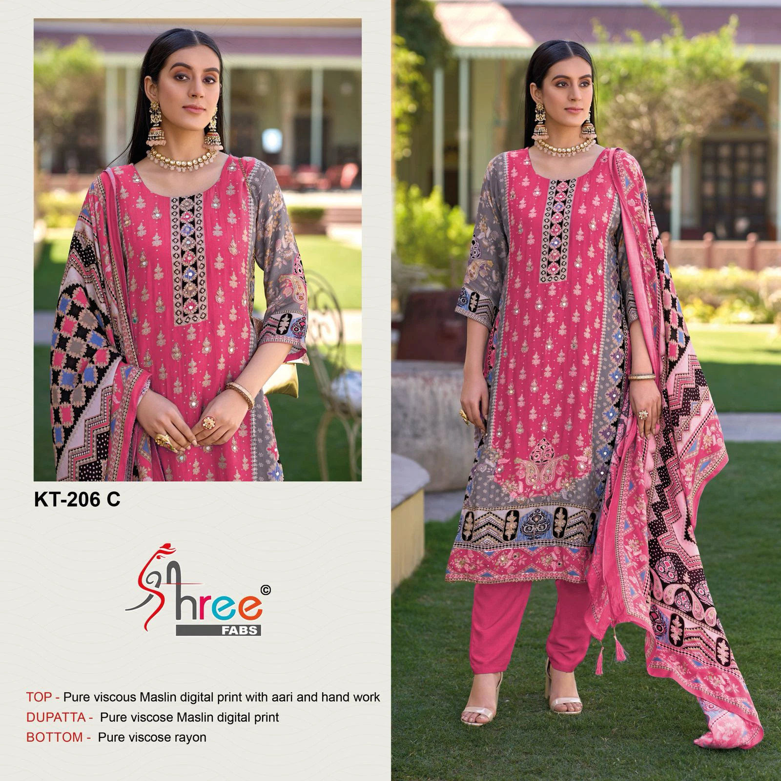 Shree Fab Pakistani Salwar Suits Kt 206 view 3