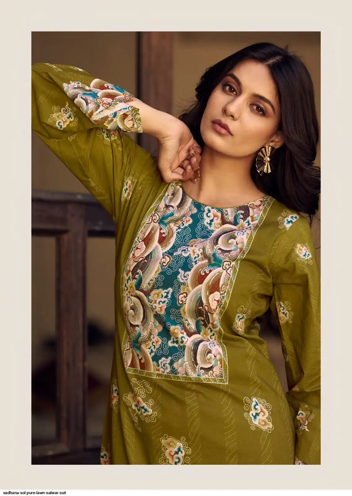 Sadhana Sol Pure Lawn vol 11 view 3