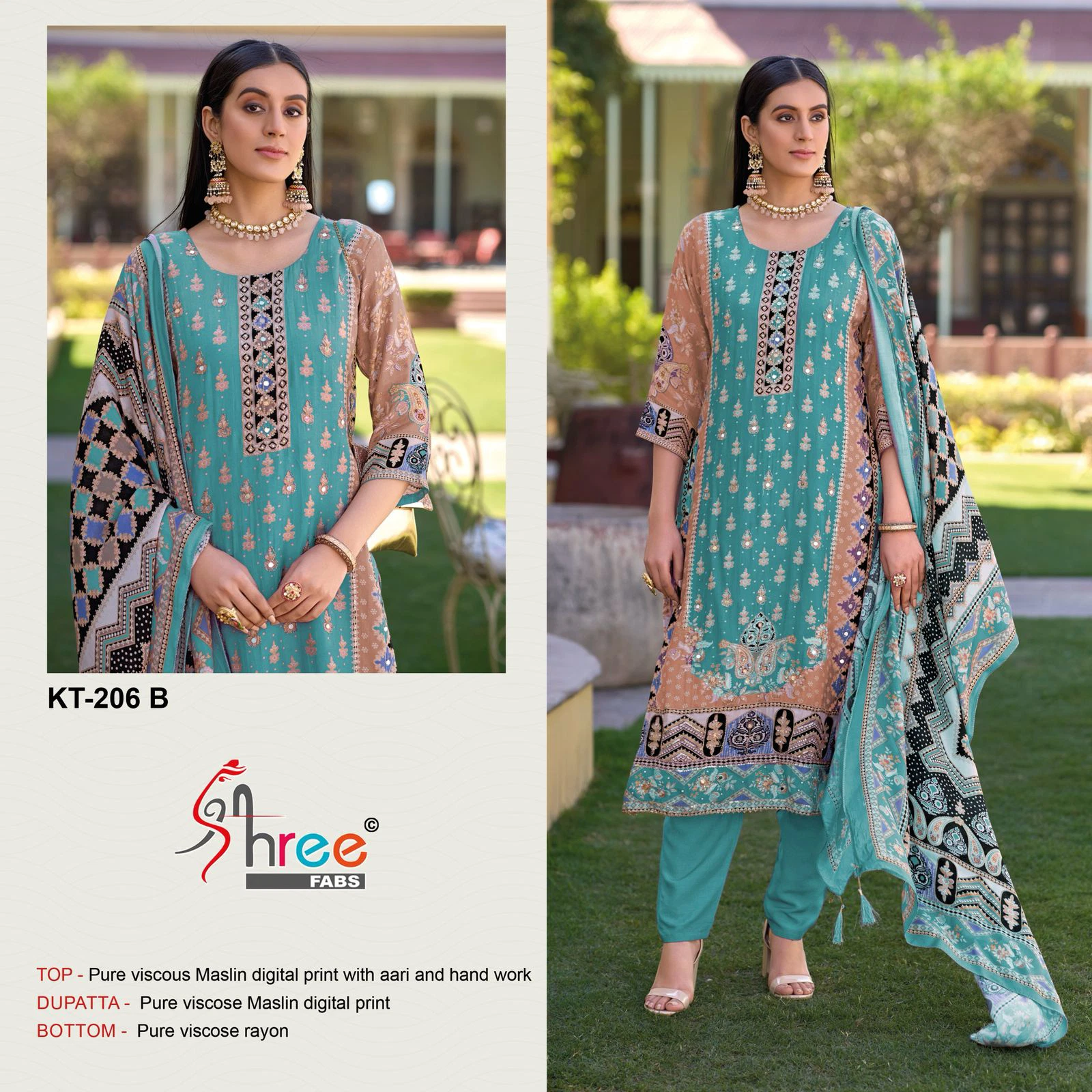 Shree Fab Pakistani Salwar Suits Kt 206 view 5